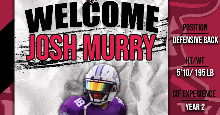 Marshals signed former CIF DB Josh Murray.