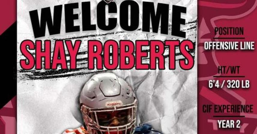 Marshals sign former CIF Veteran and Liberty OL Shay Roberts