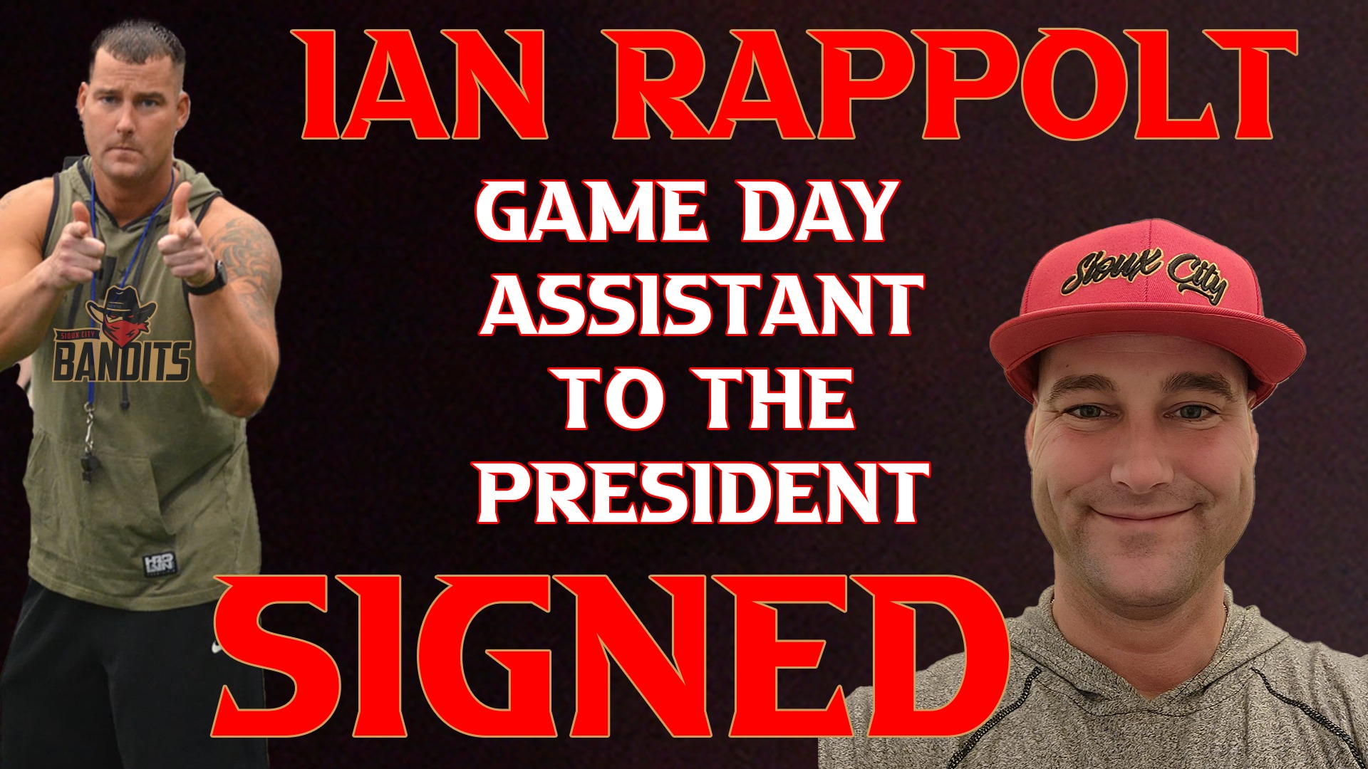 Staff Signing: Welcome to the Team Ian Rappolt