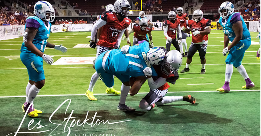 Storm blow out Marshals 63 to 12